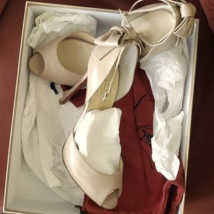 Christian Louboutin Nude platform sandals